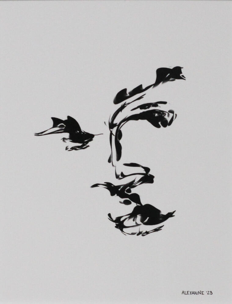 Lost in the fog (Print), 11&quot;x14&quot;, 2023, Digital drawing, 30$