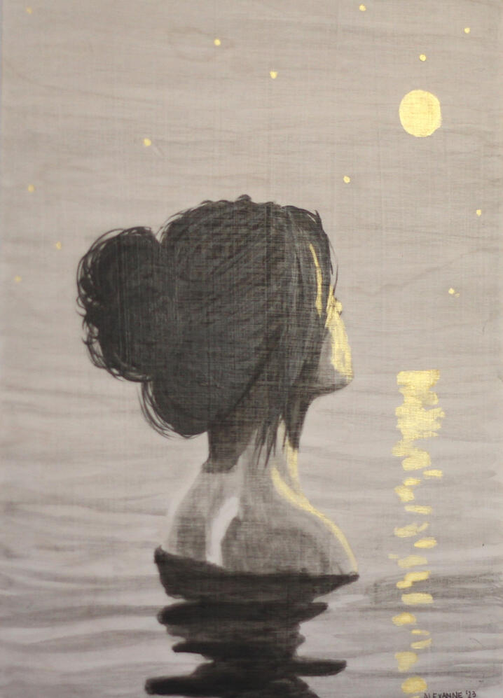 Midnight dip 5"7" : 10$ 7"x10" : 15$